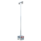 Lygtep�l SET | af st�l | 5,00 m stangh�jde, galvaniseret | 600 kg betonops�tningsanordning | Lysfarve: 3000 K, insektvenlig